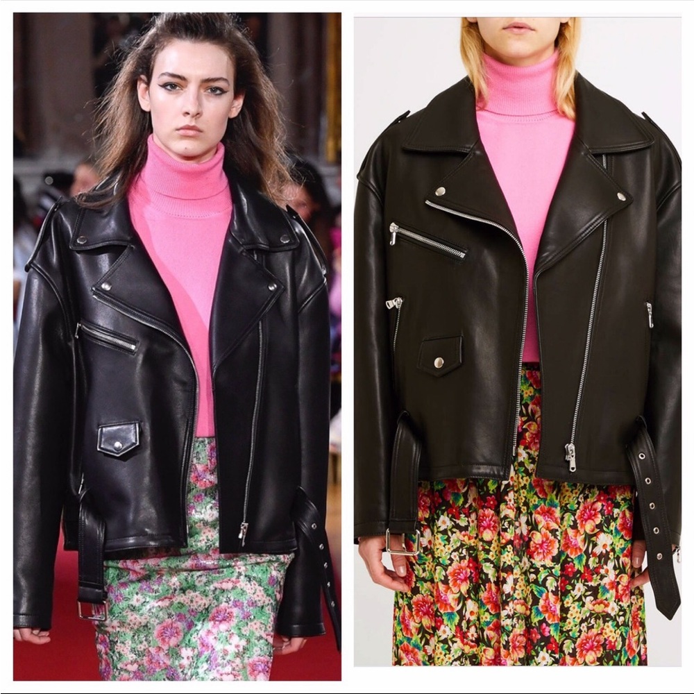 Paul & Joe Black Leather Jacket